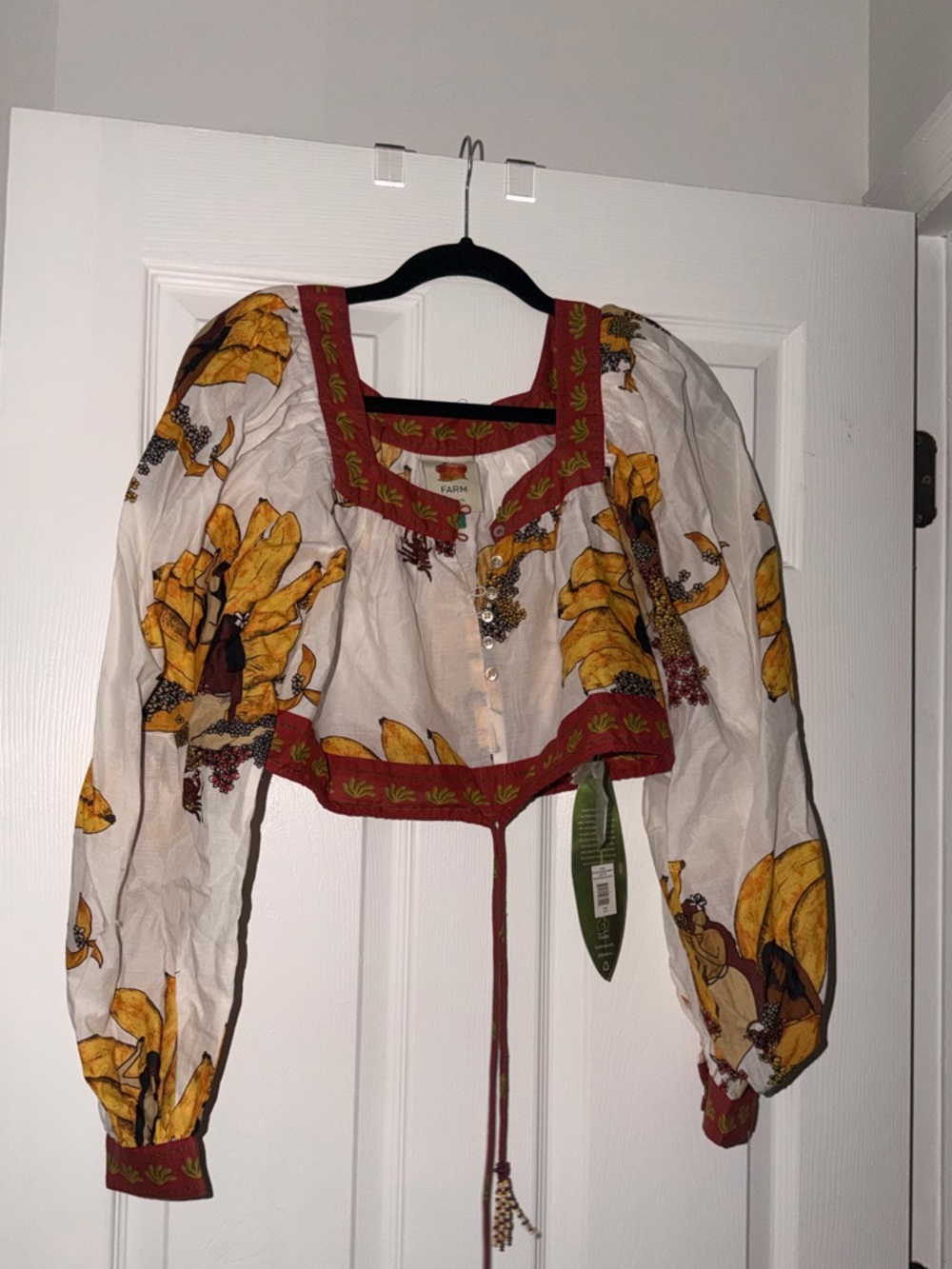 Farm Rio small crop top banana